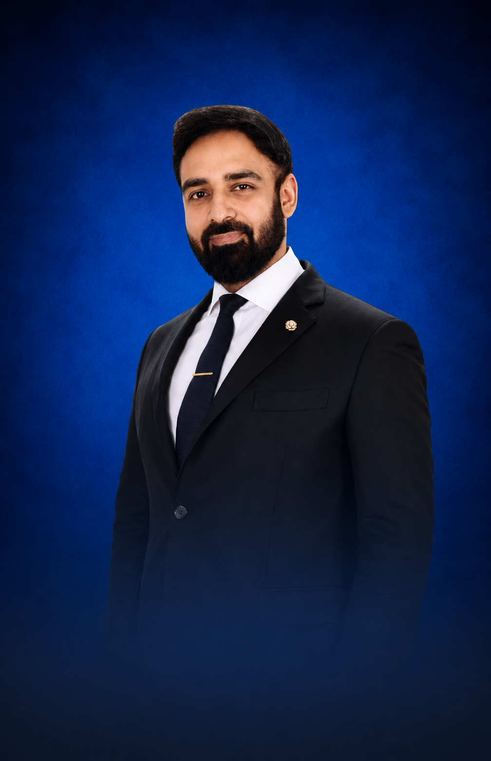 Portrait of Honveer Singh Randhawa, candidate for Mayor of Surrey